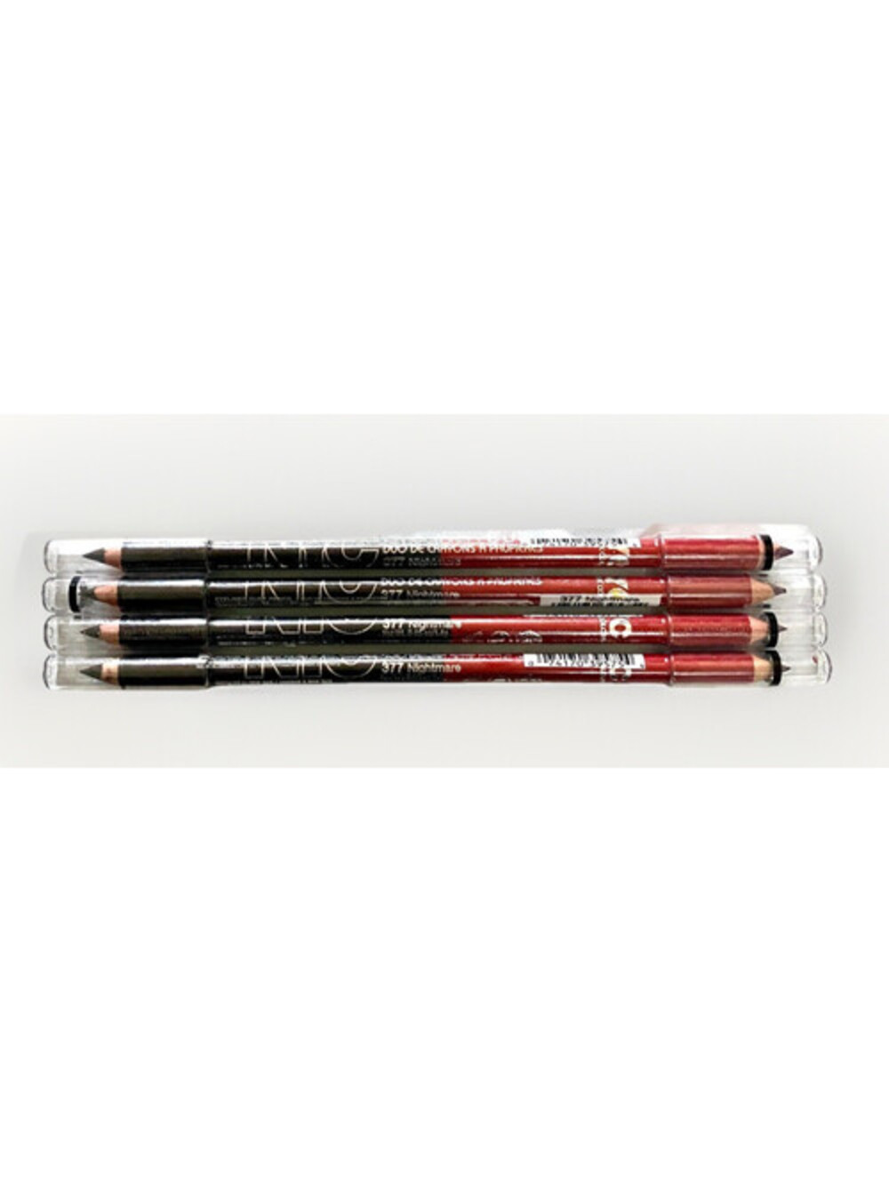 4-Pack New NYC Pencil Eyeliner Duet Duo Liner in 377 Nightmare (Sealed)